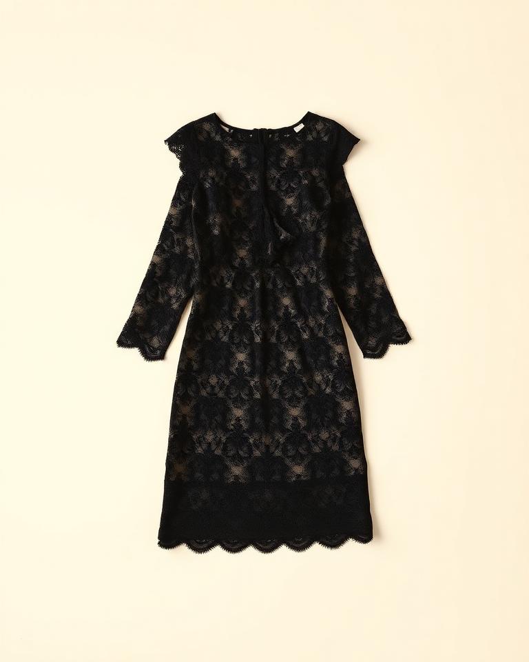 Black Lace Cocktail Dress