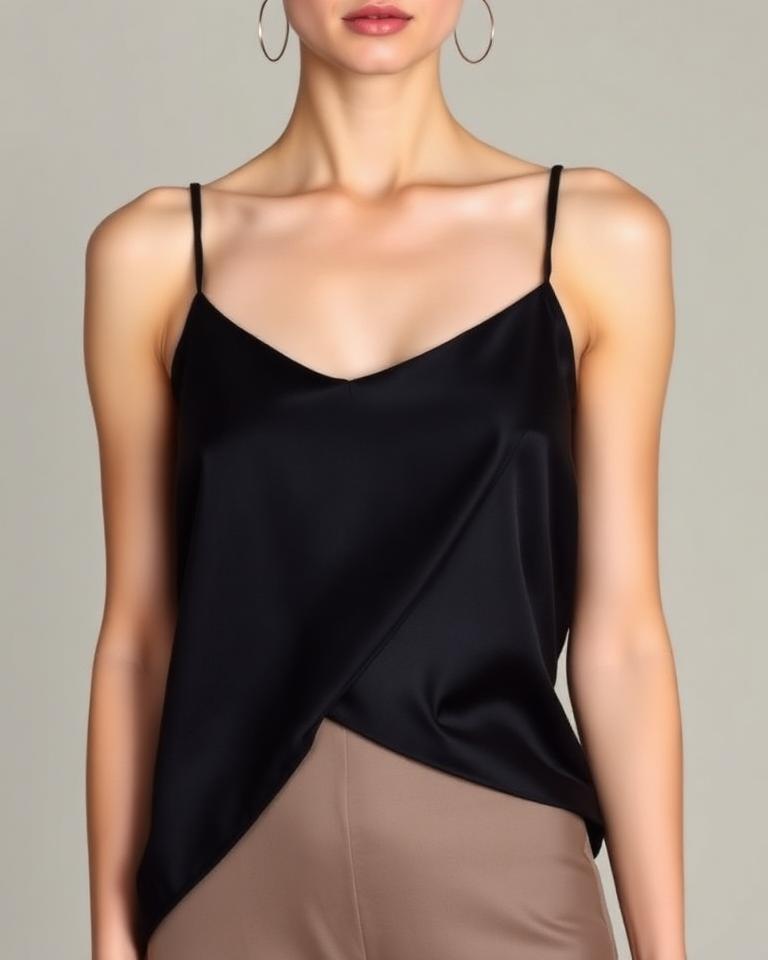 Black Silk Camisole
