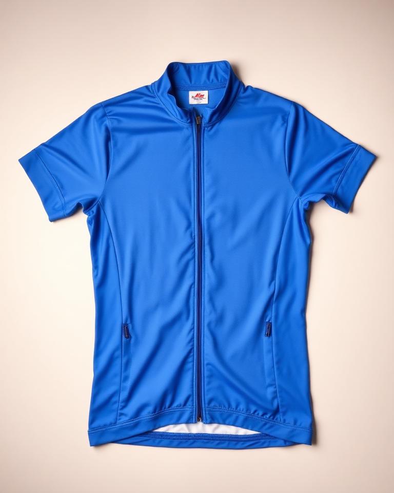 Blue Cycling Jersey