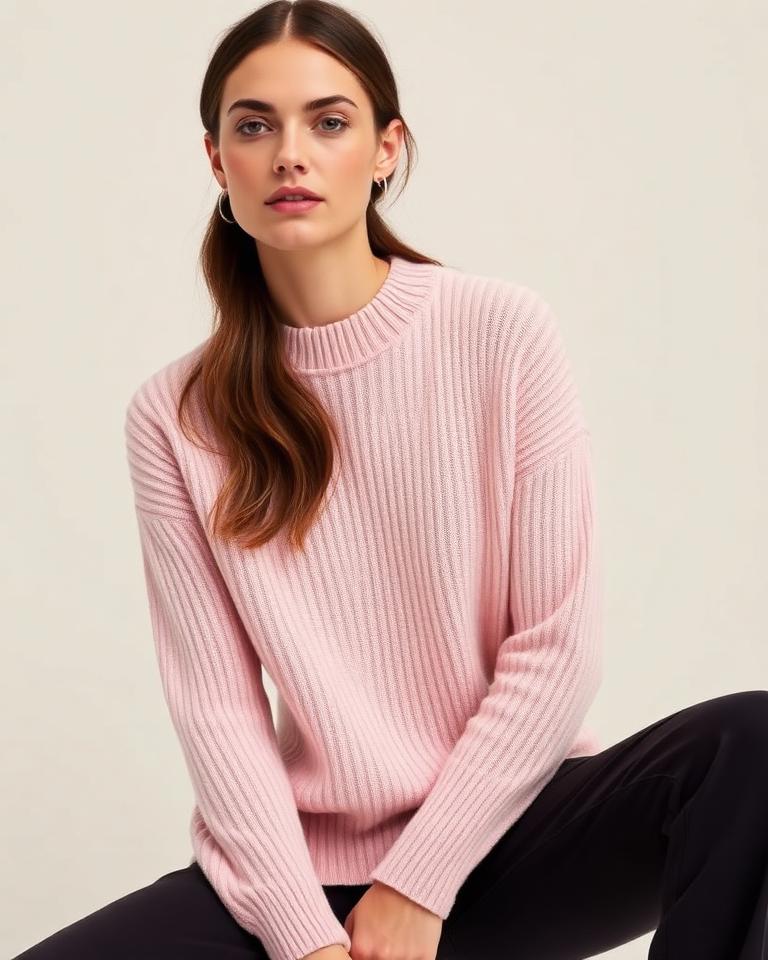 Blush Cashmere Sweater