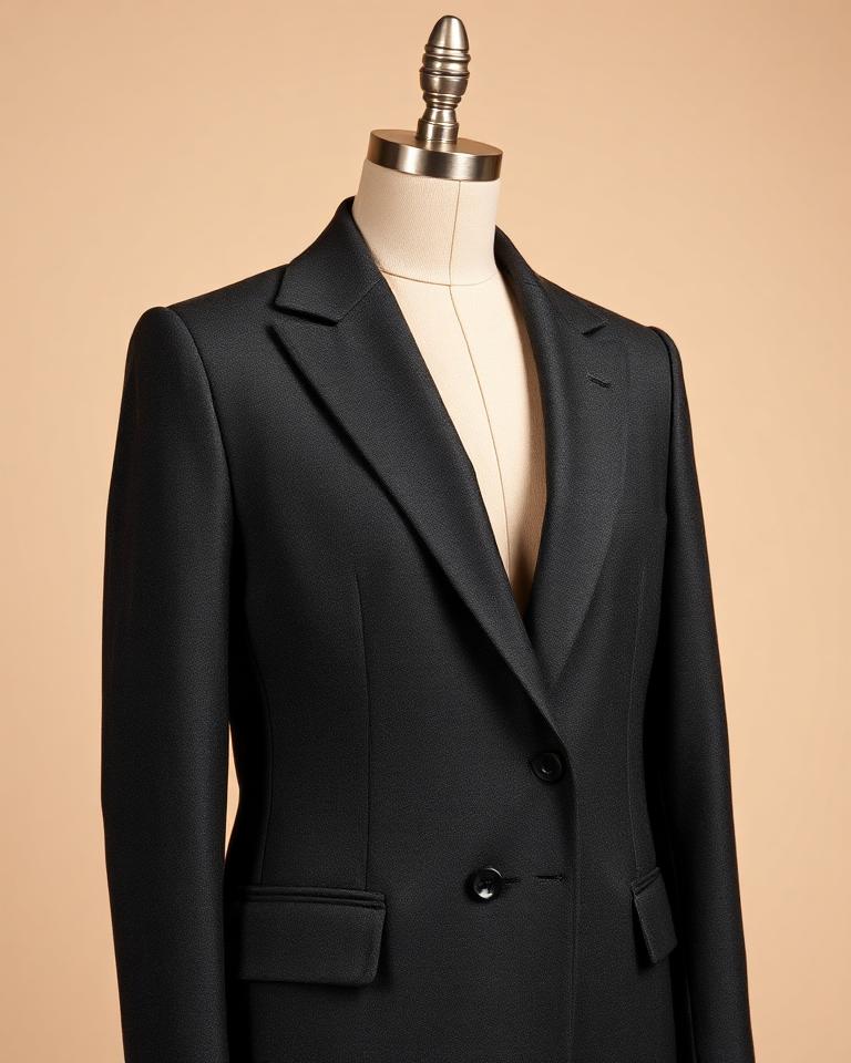 Charcoal Wool Blazer