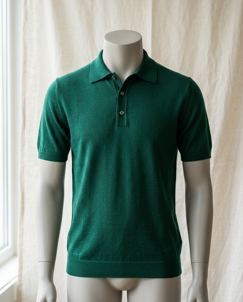 Emerald Knit Polo