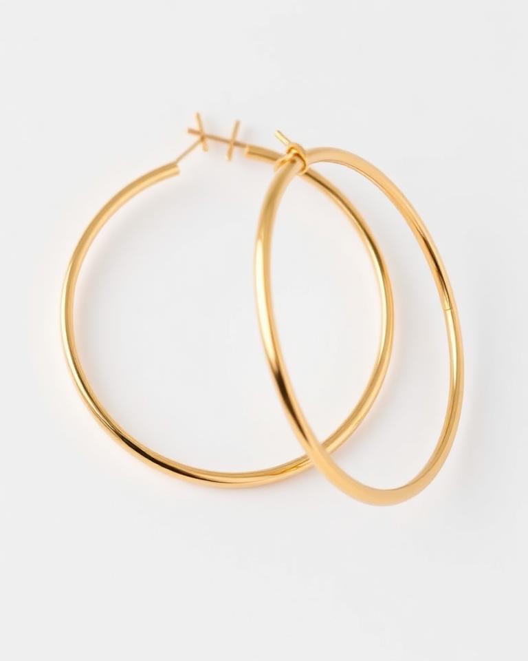 Gold Hoop Earrings
