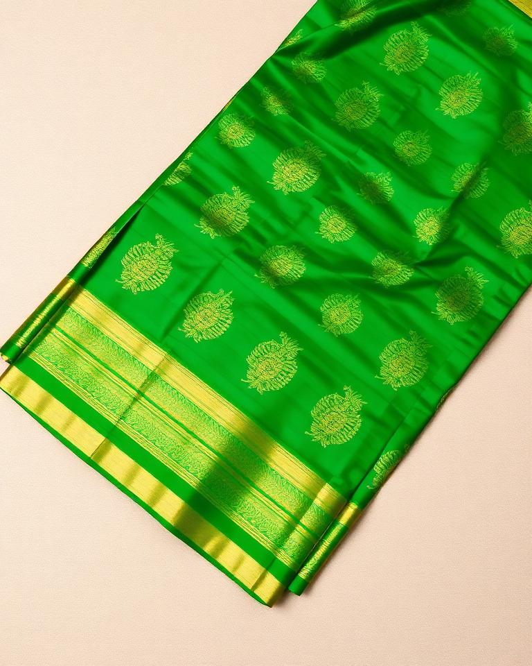 Green Banarasi Saree