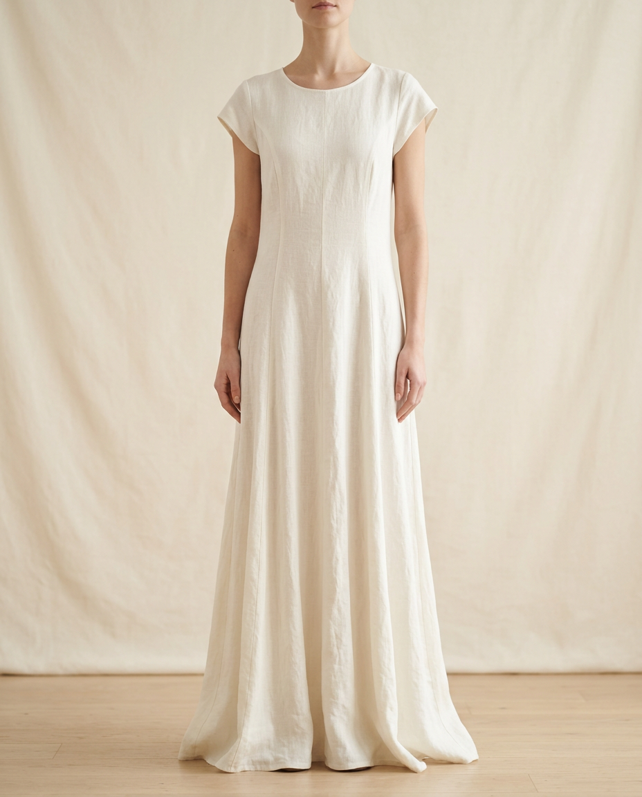 Ivory Linen Maxi