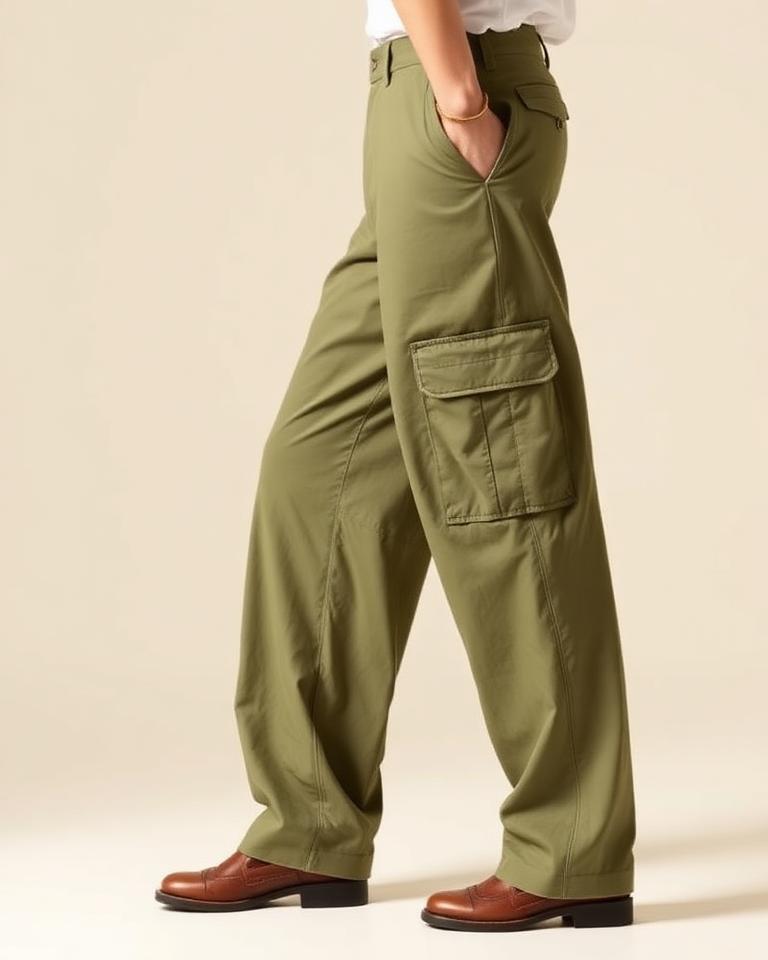 Khaki Cargo Pants