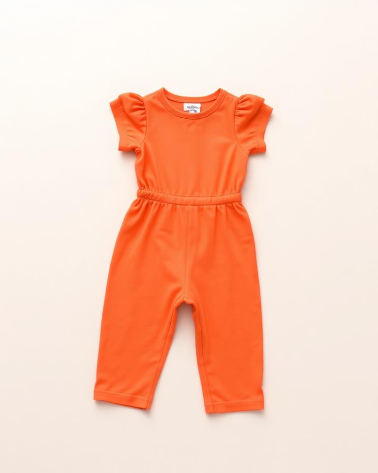 Kids Orange Jumpsuit