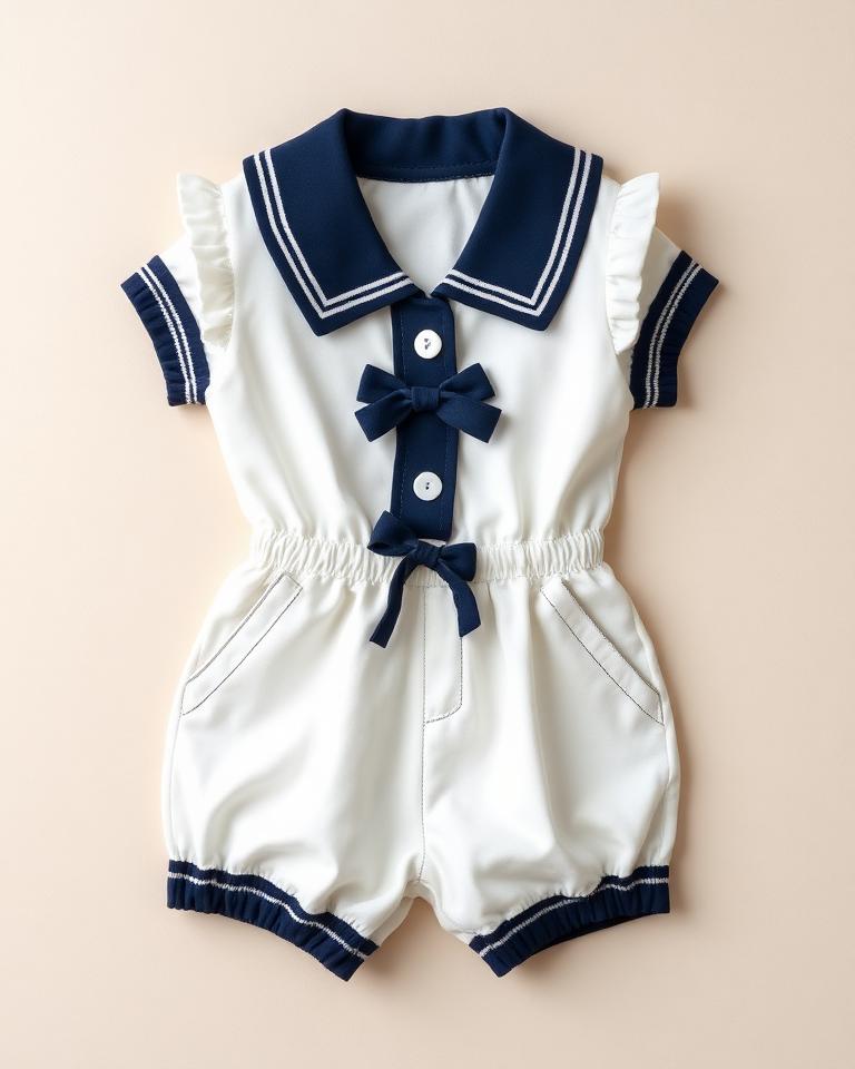 Kids Sailor Romper