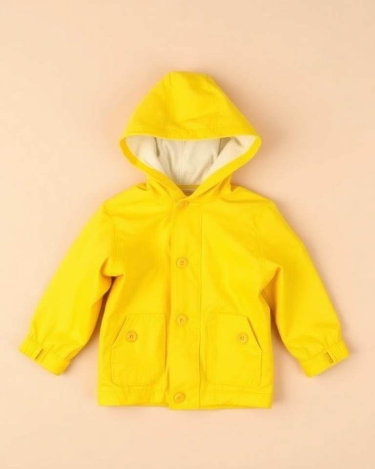 Kids Yellow Raincoat