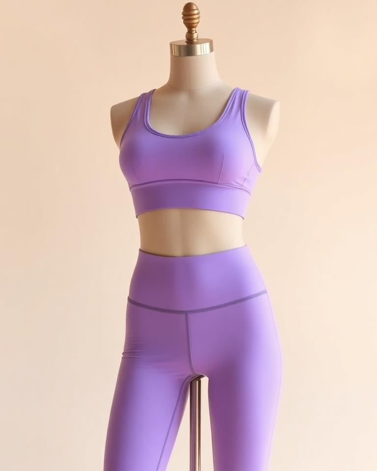 Lavender Yoga Set