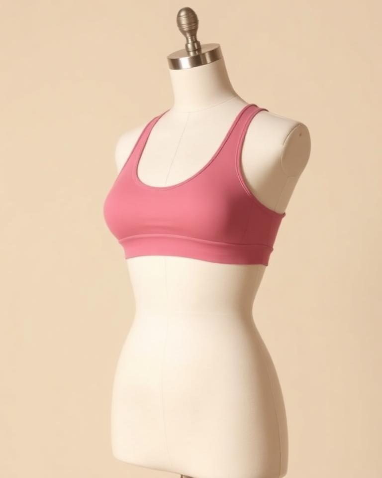 Mauve Racerback Sports Bra
