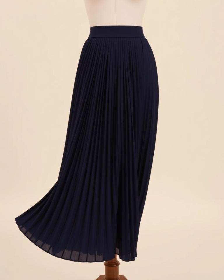 Midnight Pleated Skirt