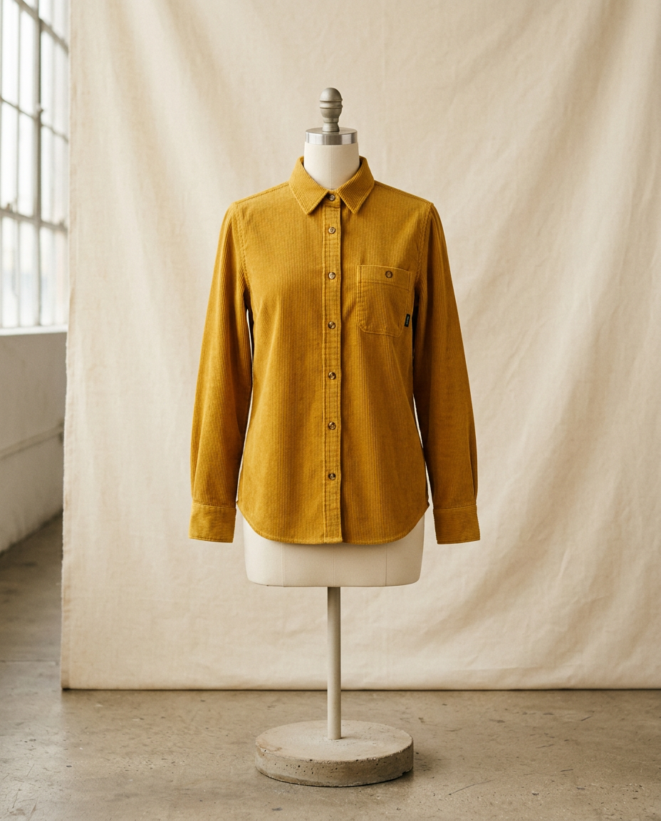 Mustard Corduroy Shirt