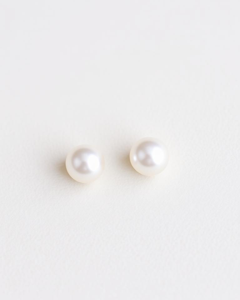 Pearl Stud Earrings