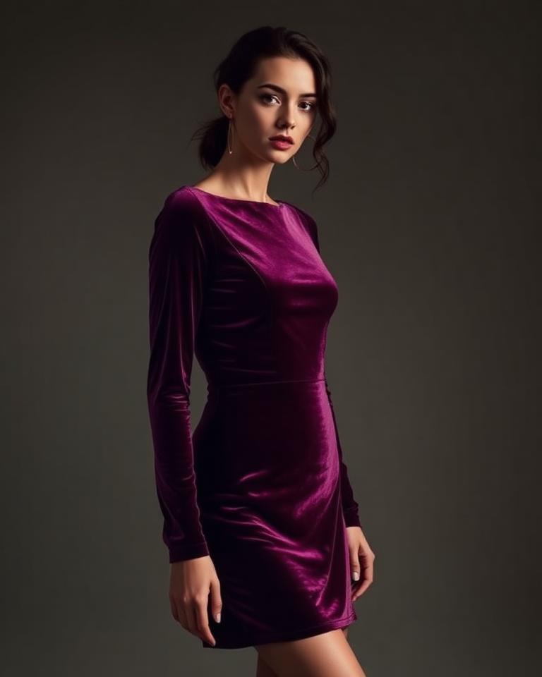 Plum Velvet Mini