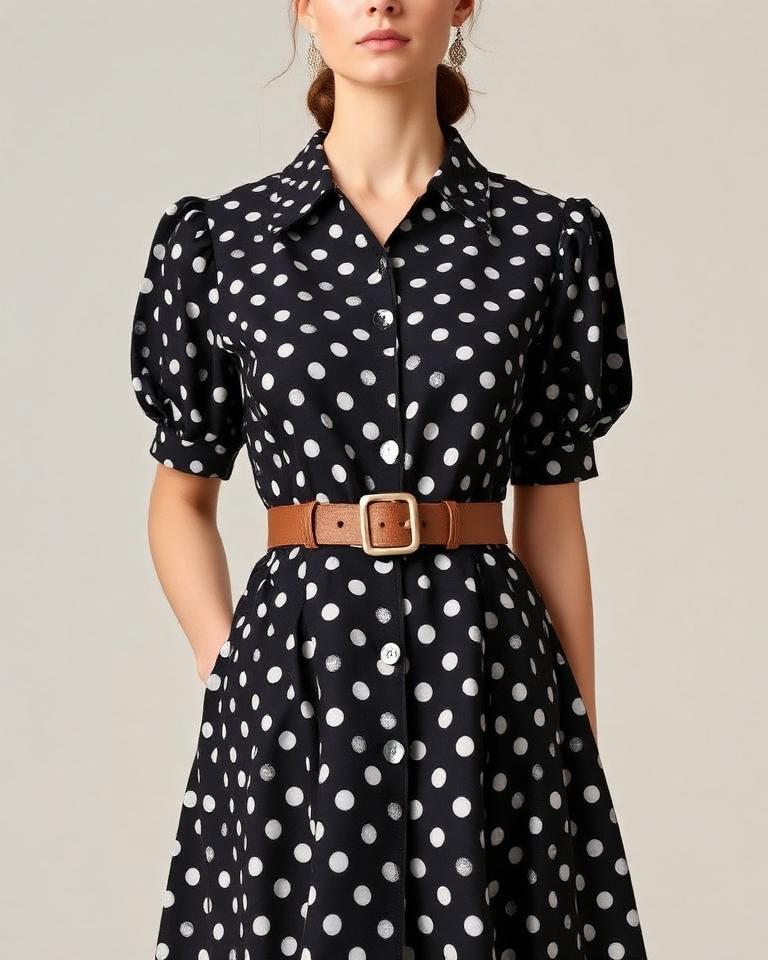 Polka Dot Tea Dress