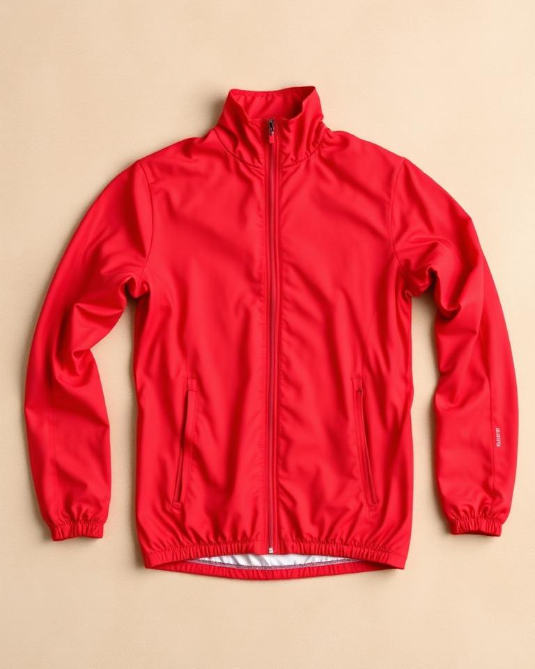Red Running Windbreaker