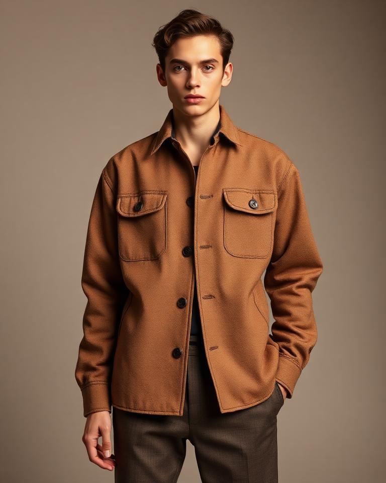 Taupe Shacket