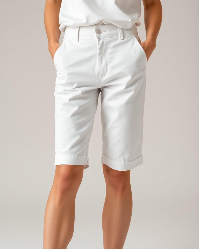 White Bermuda Shorts